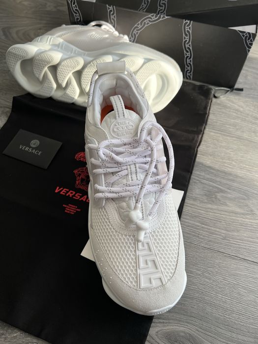 Livrare Rapida! Versace Chain Reaction White