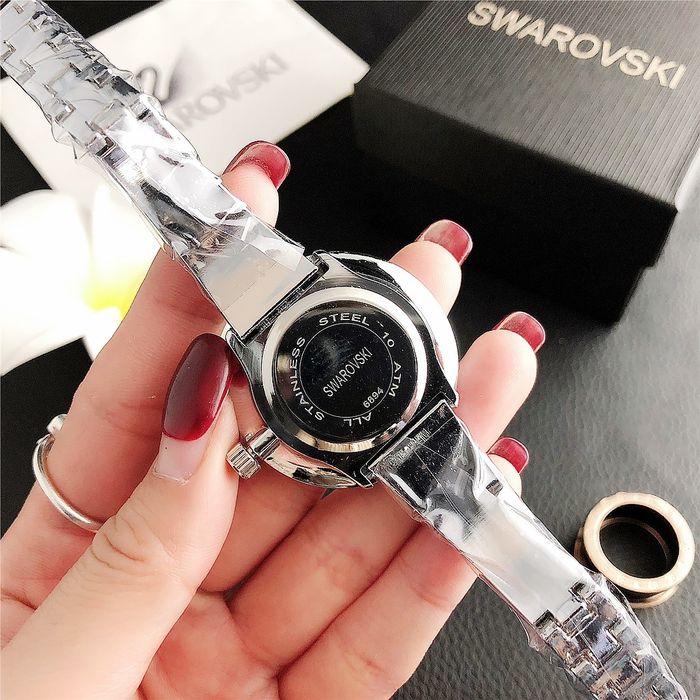 Луксозен ръчен дамски часовник Бижу Сваровски, Swarovski стилен