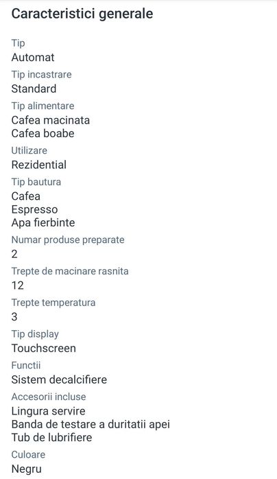 Filtrul de cafea automat Philips EP1220/00 Series 1000 negru