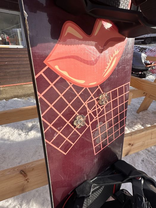 Placa snowboard Cygnus Mandy 155cm true twin, fara legaturi