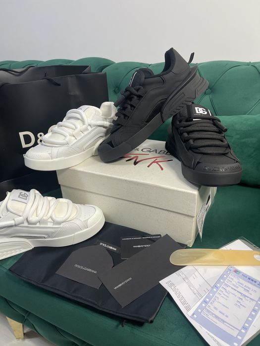 Adidasi Dolce Gabbana piele naturala 100% Full Box colectie noua