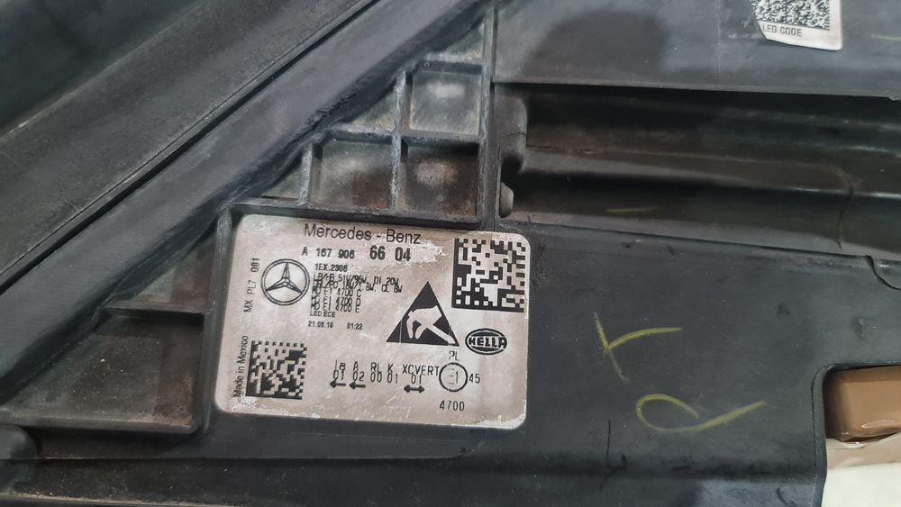 Far dreapta Mercedes GLE W167 C167 Multibeam Led A1679066604
