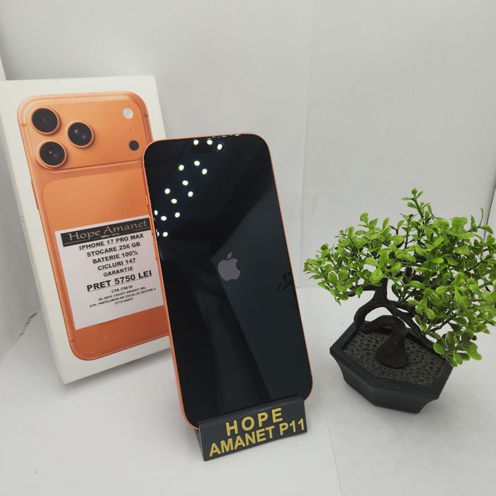 Hope Amanet P11- iPhone 17 Pro Max / 256GB / Cicluri 147 / Garantie/75619