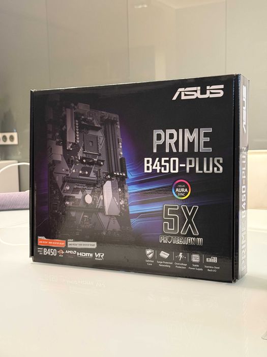 Дъно/Дънна платка ASUS PRIME B450-PLUS, Socket AM4