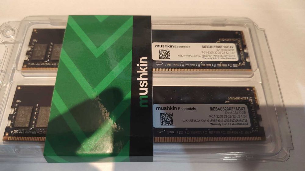 Mushkin 32GB (2x16GB) 3200MHz