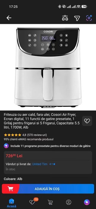 Air fryer Cosori