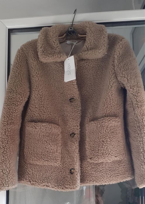 ново яке, палто, teddy bear, Haily бежаво рошаво, размер М