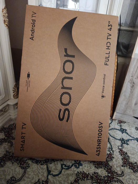 43" Sonor Smart TV — YANGI, QUT