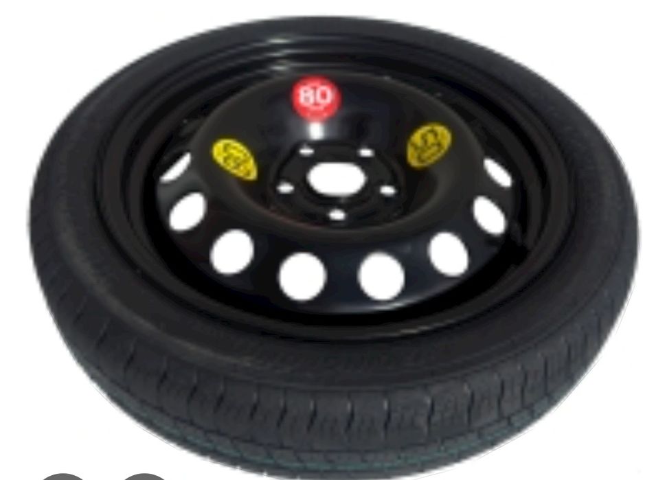 Roată rezervă slim îngustă ca nouă, 5X110 CB 65,1, 16toli ,Opel Fiat..