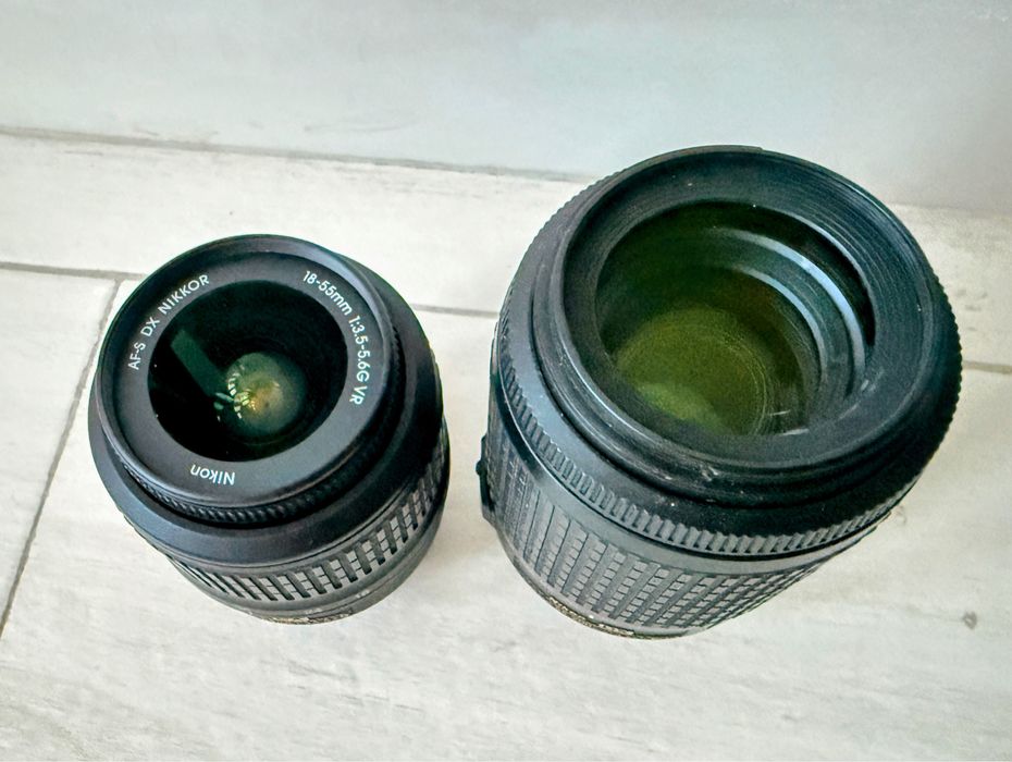 Set obiective Nikon 18-55 + Nikon 55-200
