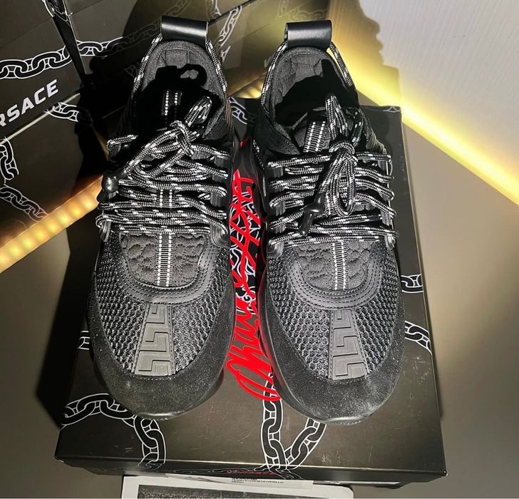 Versace chain reaction triple black