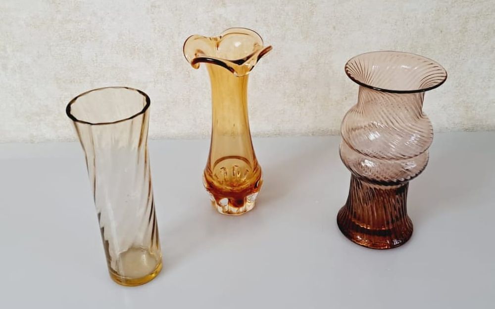 Вазы фарфор, стекло