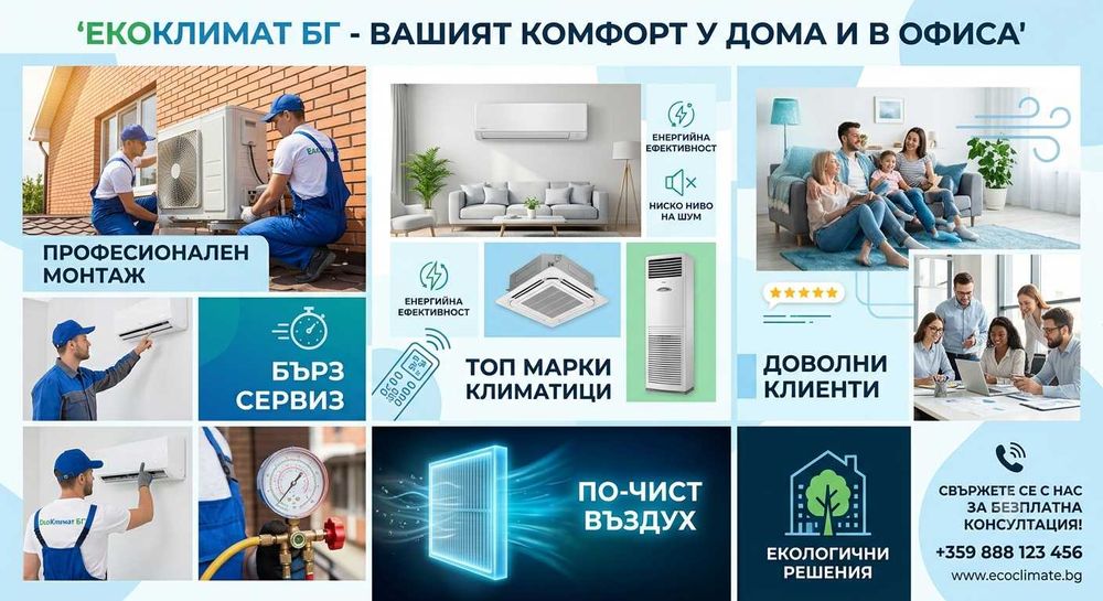 Монтаж на климатици