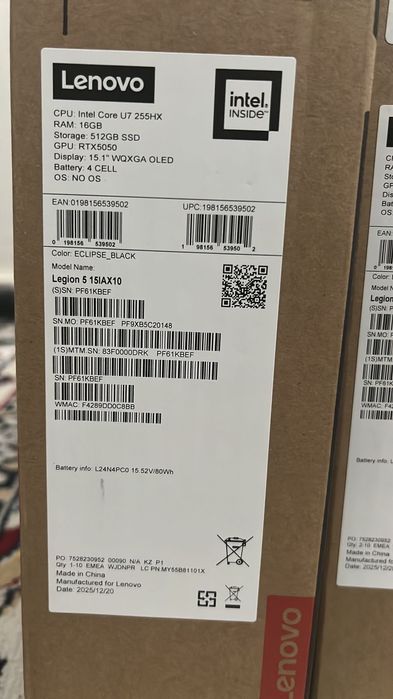 Ноутбук Legion 5 15IAX10
