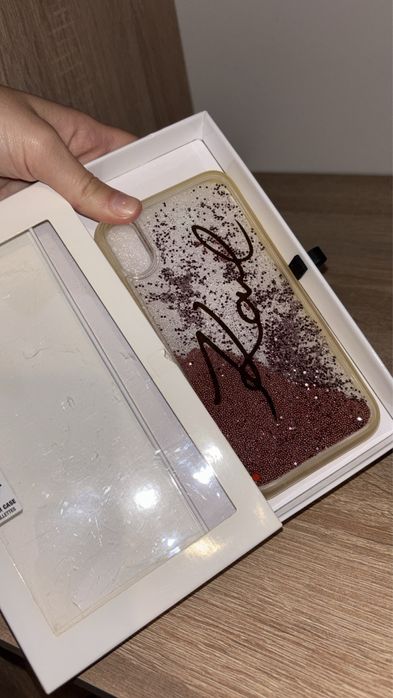 Husă telefon Karl Lagerfeld sclipici