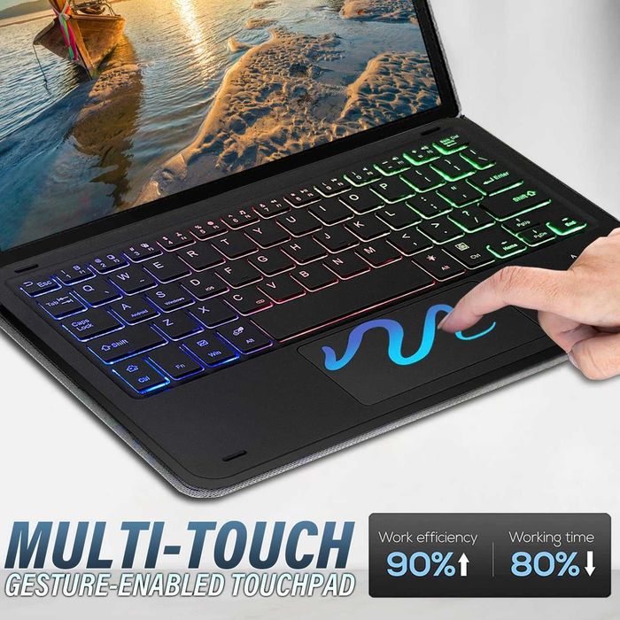 Калъф с безжична клавиатура и мултитъч тъчпад за Lenovo Tab M11 11"