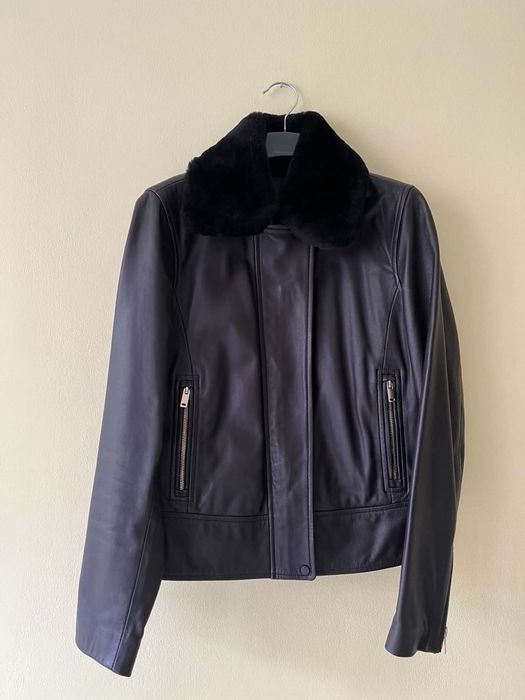 Кожено яке Massimo Dutti