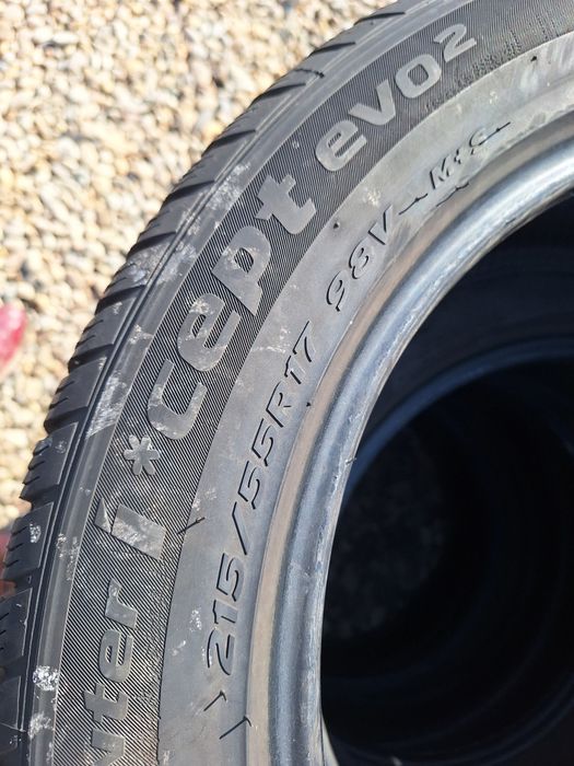 Anvelope iarna hankook 215 55 r17 dot 2020