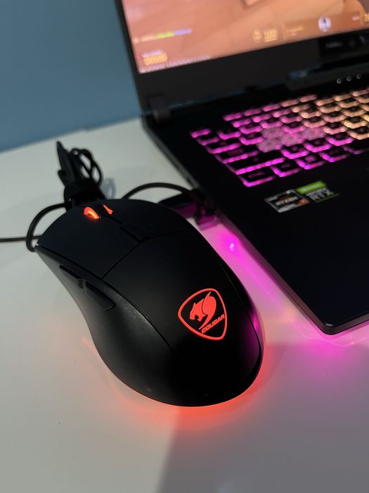 Гейминг мишка COUGAR - Minos XT, оптична, черна