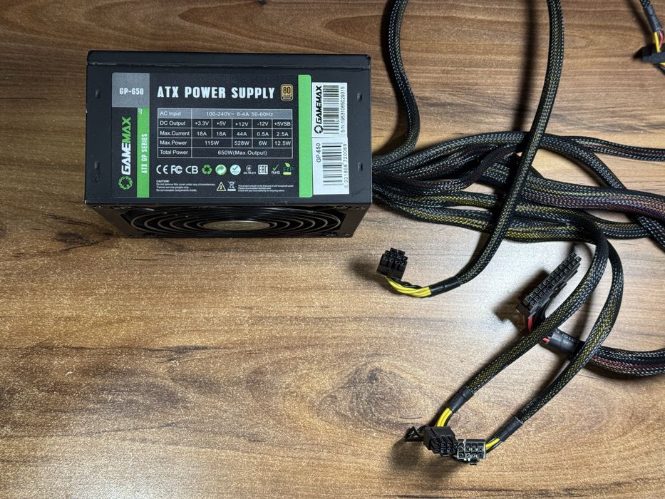 Блок питания 650w (Ватт) Gamemax
