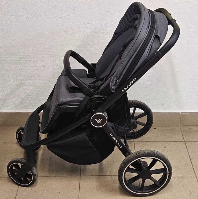 Бебешка количка 2в1 Muuvo Quick 4.0 Iron Graphite Отлично състояние