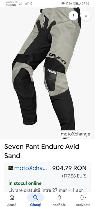 Pantaloni Enduro Seven Endure Avid