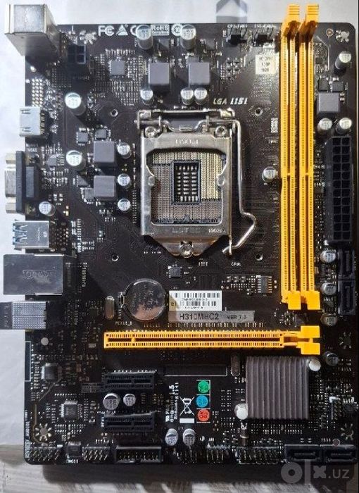 Комплект для ПК: i3-8100 + H310 + 4GB DDR4 + Кулер