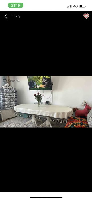 Гостинный стол овальная