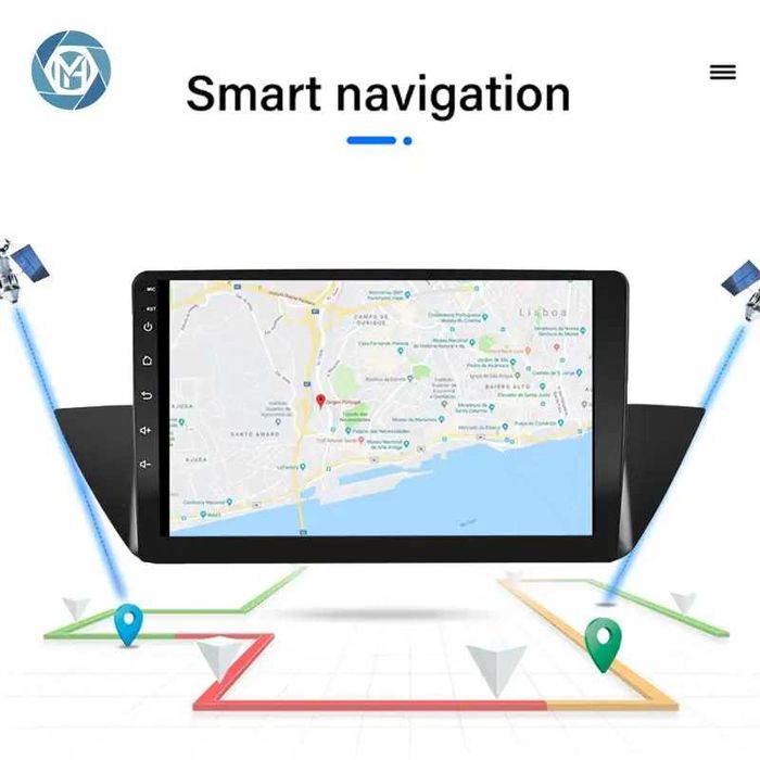 Мултимедия за BMW X1 Двоен дин Навигация дисплей плеър екран Android
