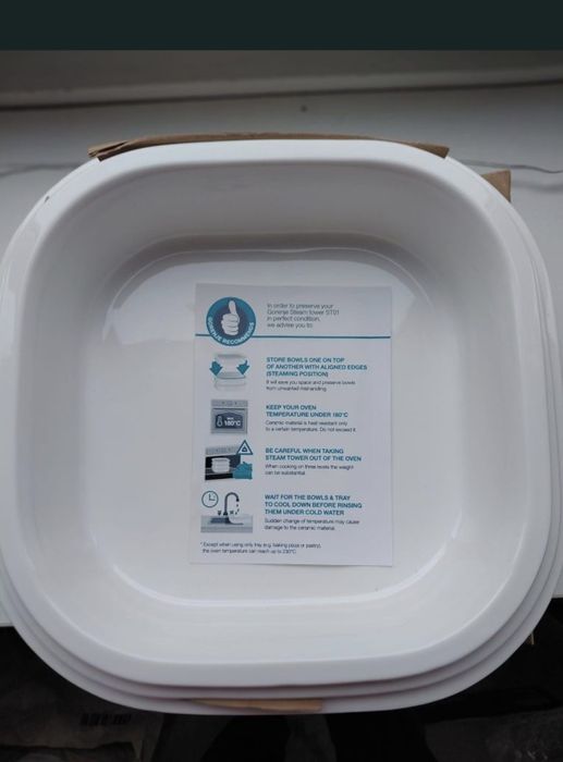 Set Vase Ceramice Gorenje ST01 – Gătire la Aburi (Steam Tower) – NOU