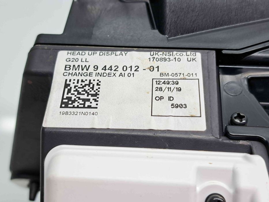 Display bord Bmw 3 Saloon (G20) [Fabr 2018-2025] 9442012-01