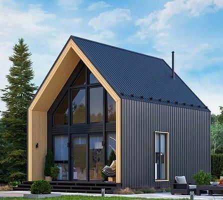 Vand, cabana din lemn, cabană A-Frame, sau model scandinav