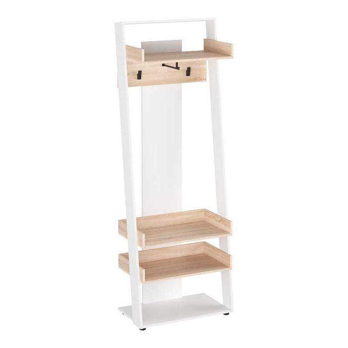 Мебел за антре, Sciove, Антрацит, Бял, Пдч, 70х40х200см.