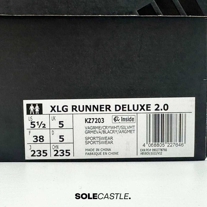 Adidas XLG Runner Deluxe 2.0 'Grey Metallic Crystal White'