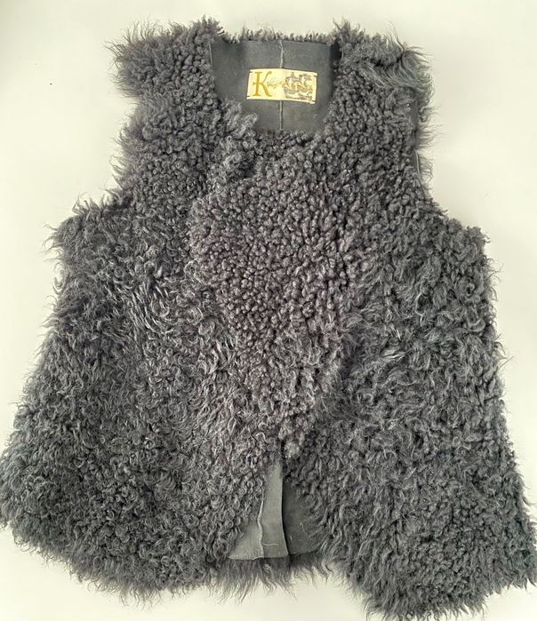 Елек агнешка кожа двулицев