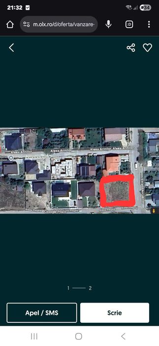 Vand teren Strada Arcasilor Galati cu dubla deschidere