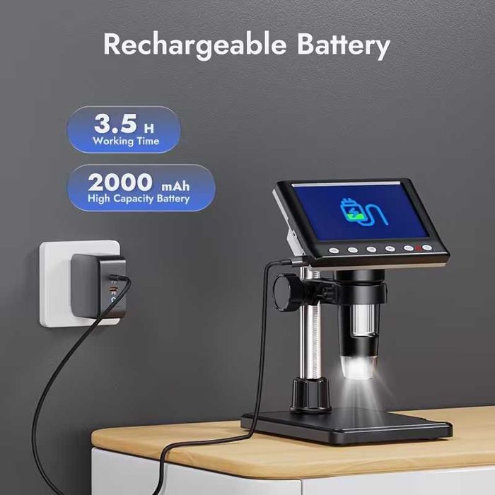 Микроскоп дигитален 10.92 см 10-1000X