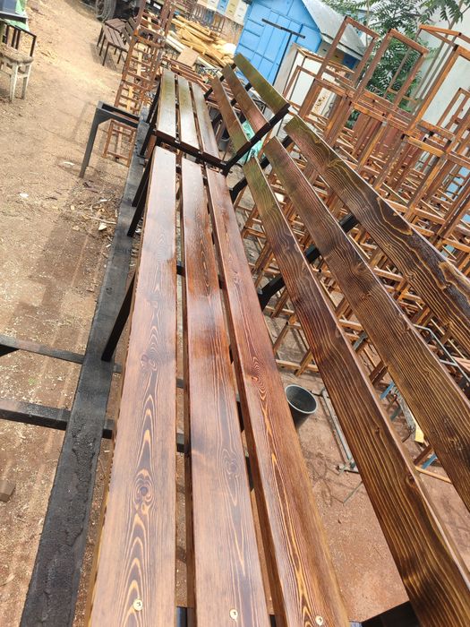 Скамейка со спинкой 2 метра