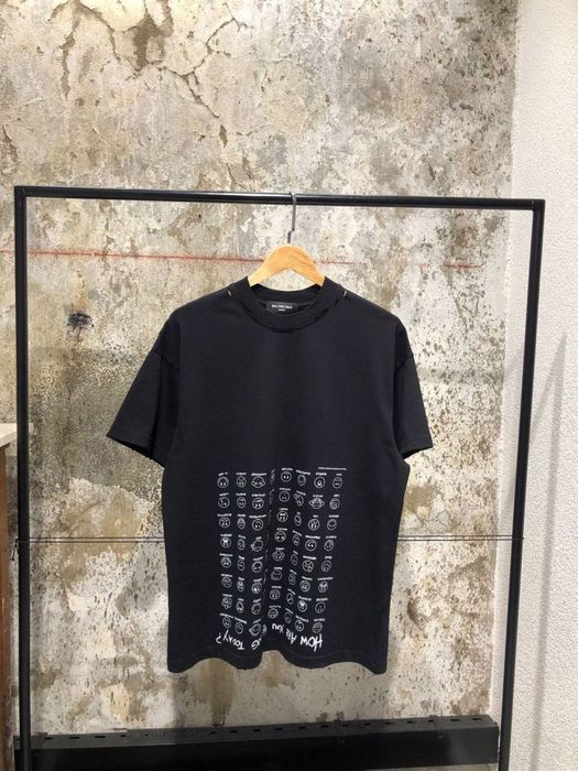 Tricou balenciaga negru colectia noua premium