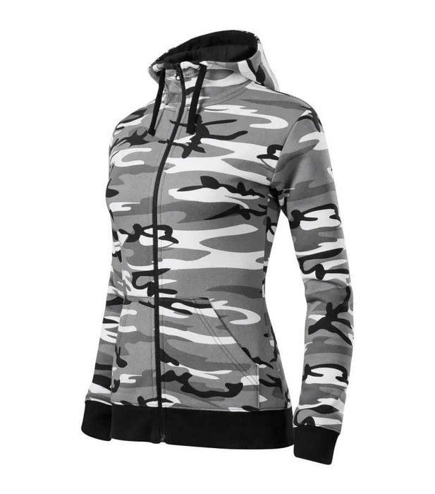 Дамски суитшърт Camo Zipper C20 - стил и топлина!