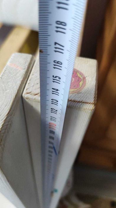 Pat inalt alb cu tobogan pentru o persoana