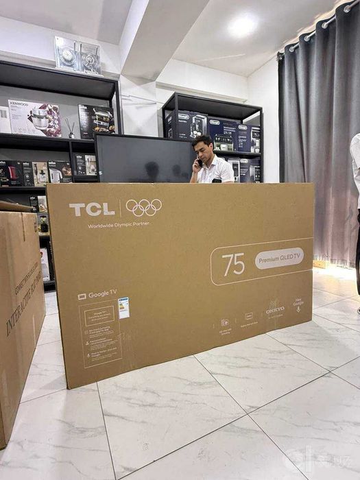 Телевизор TCL 75P8L Qd MiniLed Premium Qled 144HZ есть доставка 24/7