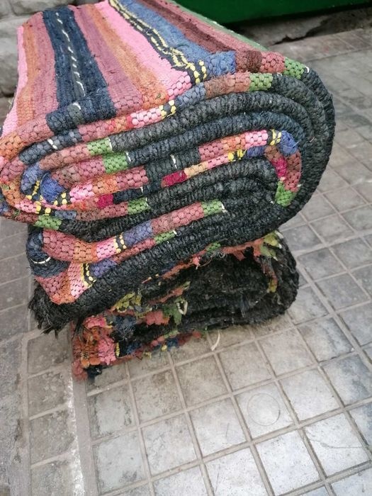 Ръчно тъкани  черги два броя