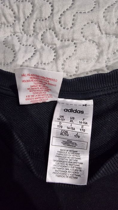 Памучна блузка ADIDAS