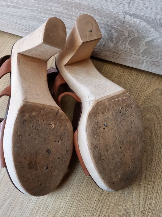 Sandale cu toc Massimo Dutti 39