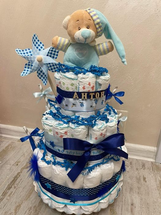 Торта от памперси