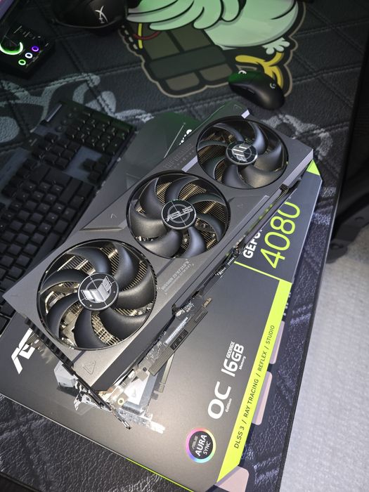Nvidia 4080 Super (Asus TUF Gaming OC)- garanție Vexio, pachet complet