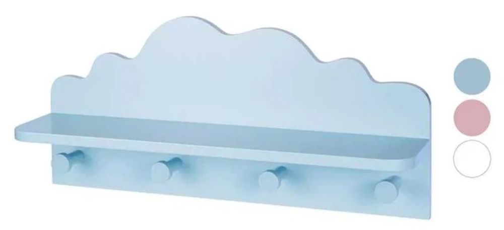 Детска закачалка с рафт в три цвята