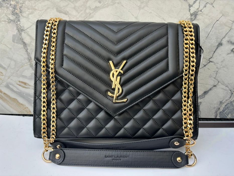 Geanta Michael Kors - YSL alb-negru