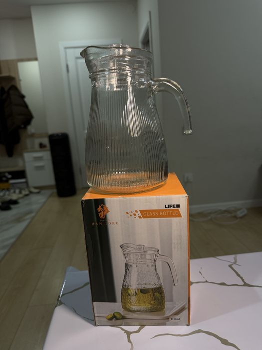 Графин стекло 1 л glass bottle